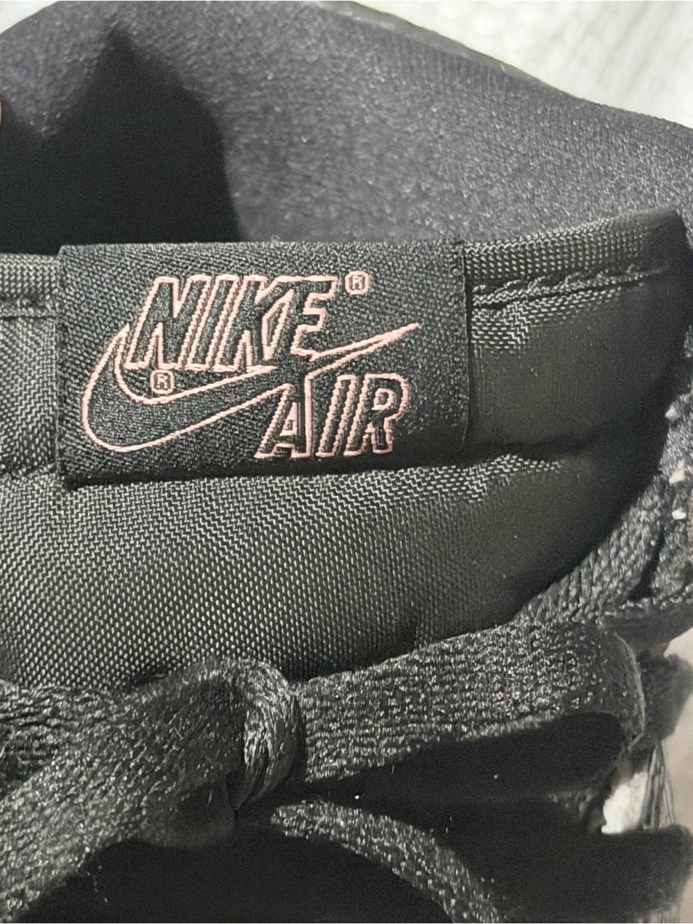 Nike Black and White Kids High-Top Sneakers - Picture 7 of 10